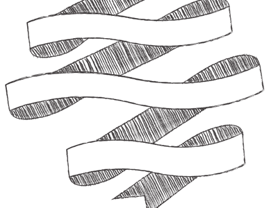 Banner/Ribbon banner doodle drawing illustration ribbon sketch