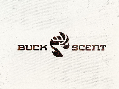 Buck Scent brown bruner buck deer graphic design hunting icon logo mike outdoors product scent