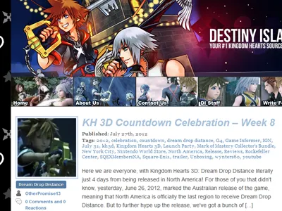 Destiny Islands New Banner Designs banner clff destinyislands enix fansite gaming kingdom kingdom hearts playstation riku sora square