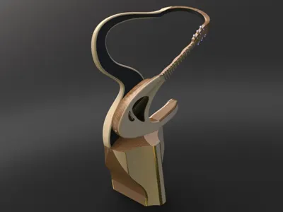 Revelation2 3d modeling chair guitar rebound solidworks