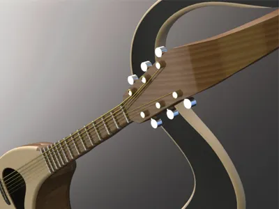 Revelation1 3d modeling cad chair guitar solidworks