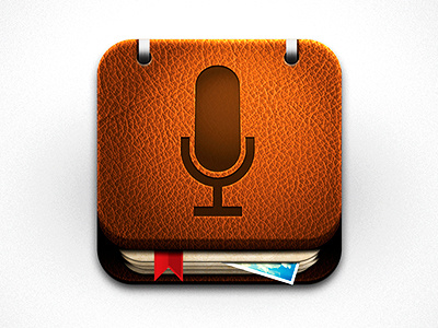 Journal Icon android app apple book colorful concept design icon illustration ios iphone journal memoir note notepad personal phone pixel portfolio store