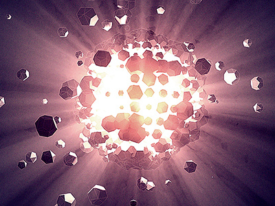 Boom 3d c4d cinema 4d cosmic explosion low poly model render space