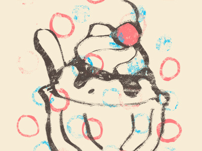 sweet ice cream illustration