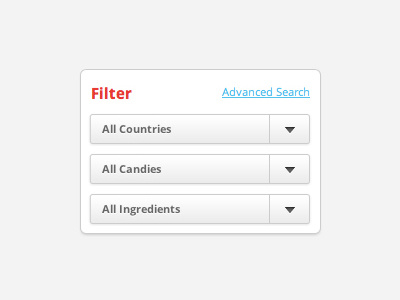 Filter Dropdowns css dropdown form ui ux website