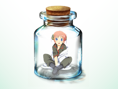 Bottle Kagura bottle gintama kagura 詰め