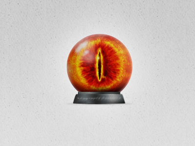 Sauron eye fun icon lord of the rings magic ball sauron