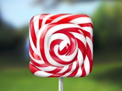 Lolipop 3d bency bency designs benjamin dandic designs icon illustration lollipop photoshop red white