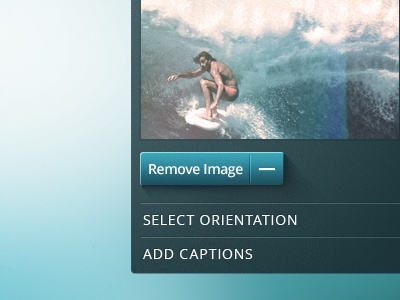 Image Gallery UI blue button image interface ui user interface ux