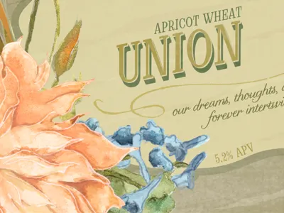 Wedding Beer Label Series: Union beer label wedding