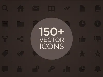 Icons bell book bubble clock dislike document download favorite filter folder home icons key like lock mail note search share star statistics stream tag tags timer trash unicons unlock unstar