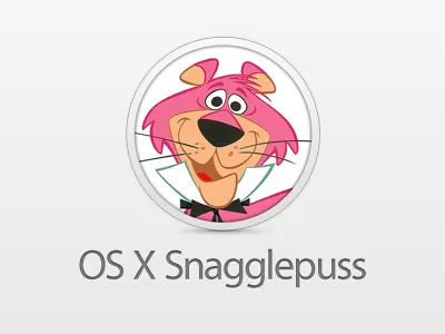OS X Snagglepuss apple icon ios logo os osx snagglepuss
