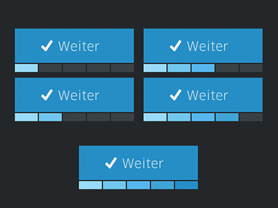 Concept of a next button form metro ui