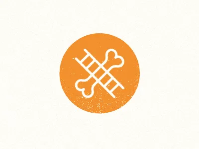Bone & Stairs bone orange stairs symbol