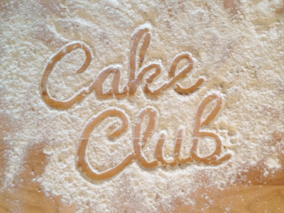 Flour Cake Club brand flour logo