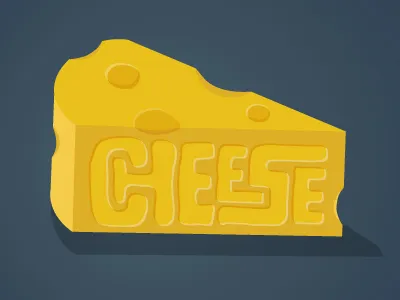 Mmm, Cheese. cheese hand hand lettering illustration lettering typography