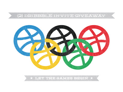 Dribbble Olympics Giveaway 2012 games giveaway invite london olympics summer