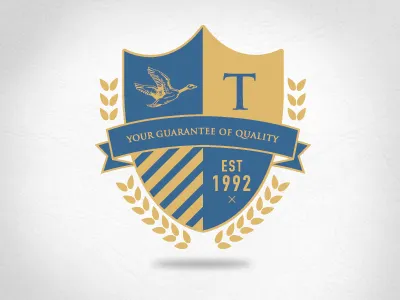 Emblem art badge brand clothing crest emblem eps fashion illustrator logo norway old oslo vintage retro royal vector