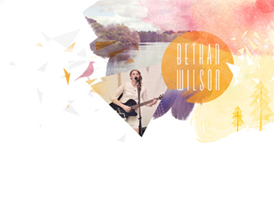 My new blog banner bird circle guitar lake logo paint photoshop splatter trees triangle triangles valencia