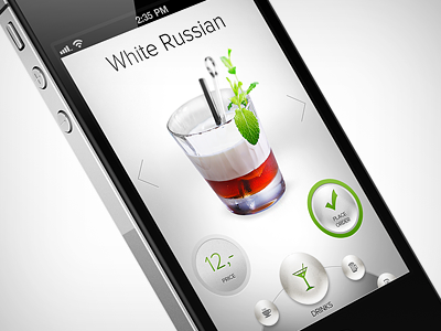 drink app doodle up app design drink graphic ios iphone ui ux