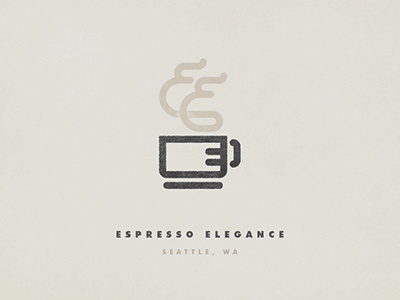 Espresso Elegance coffee espresso logo mug seattle