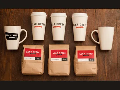 Coffee coffee coffee coffee coffee banner brandon grotesque coffee liberator logo