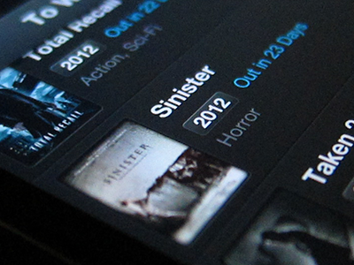 TodoMovies for iPhone interface iphone table ui