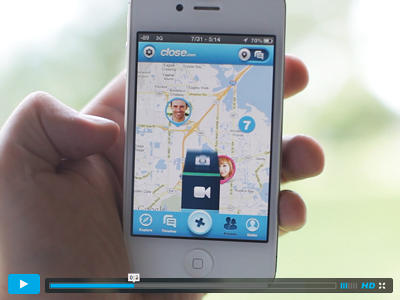 close nav v2 app buttons camera discovery interactions iphone map mobile nav navigation video