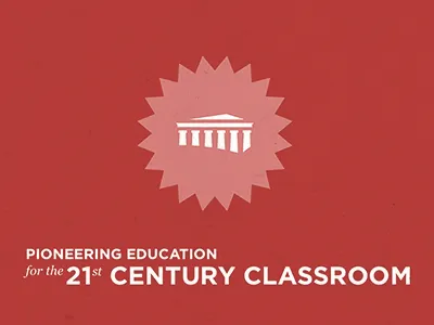 Mark all caps bold education geometric gotham mark one color sans starburst typography