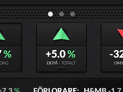 Stock Widget 2 arrow statistics stocks