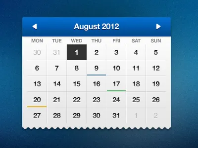Calendar UI calendar ui peter avey peteravey.com
