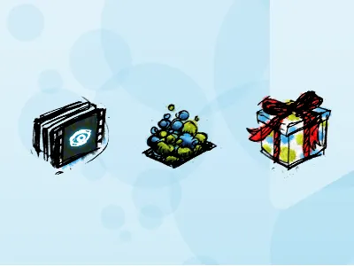 Watch, Earn, Win film gift icon icons points video watch