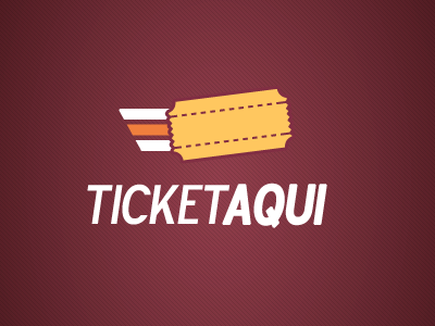 Ticket Aqui aqui brand brasil brazil fast identidade de marca identidade visual identity logo logotype ticket visual identity