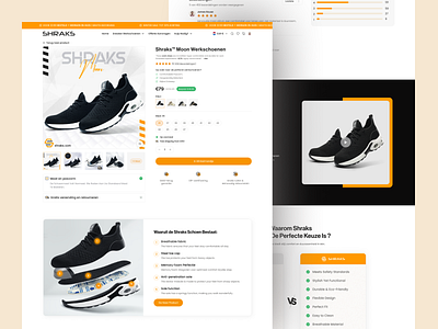 Ecommerce - Modern Shopify Shoe Store ecommerce landingpage minimal onlineshop productdesign shoes shopify shopifystore shopping sneakers ui uxdesign uxui webdesign