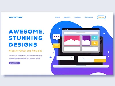 Landing Page adobe landing page landing page design page website website design wordpress