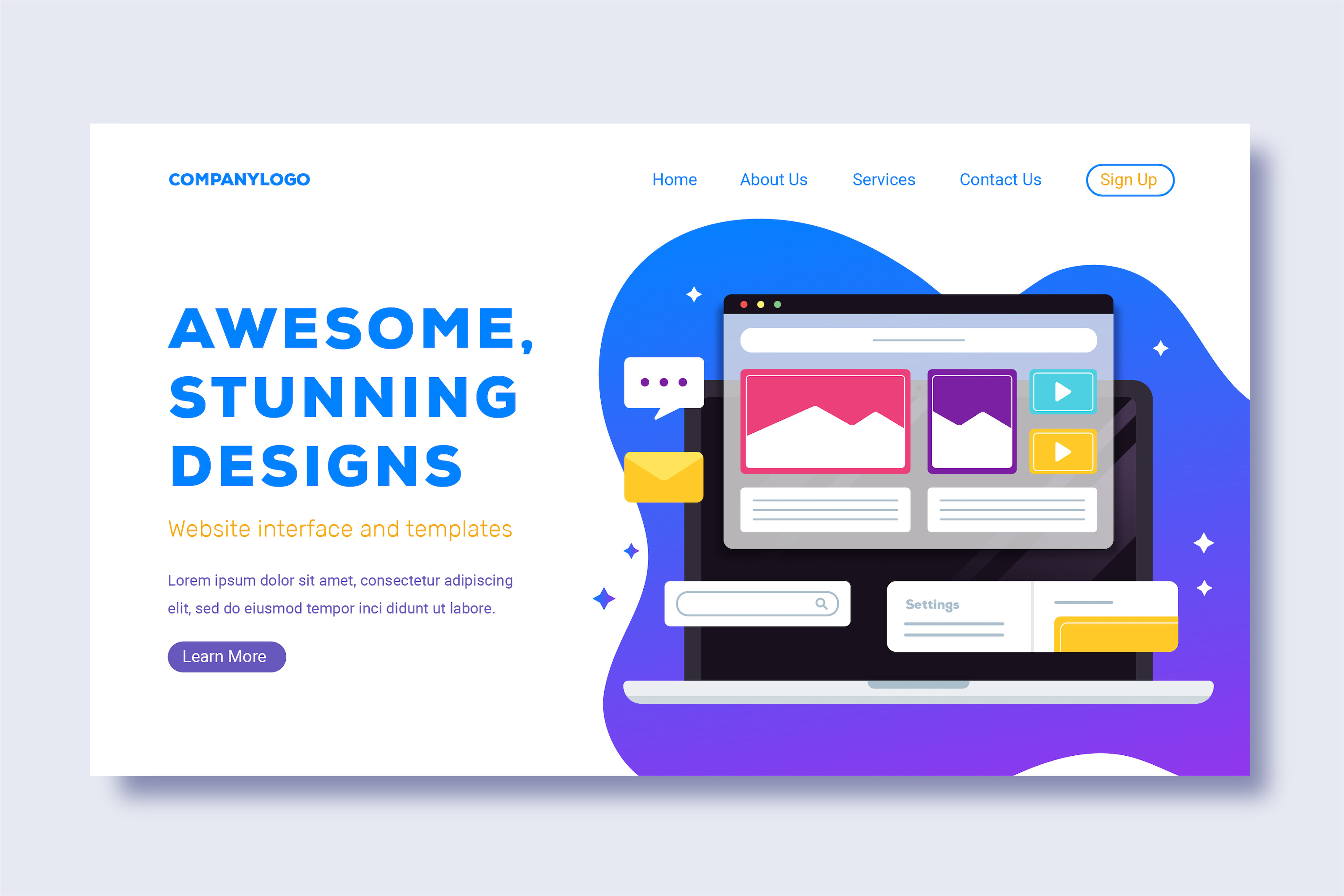 Example of Landing Page