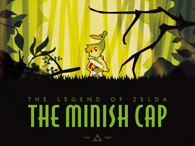 The Minish Cap design graphic illustration poster zelda