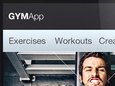 GYMApp app apple application clean fitness flex gym icons ios iphone muscle workout