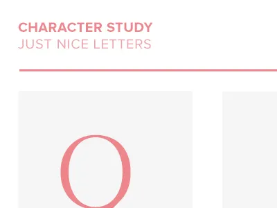 Character Study blog character css css3 idea letters proxima nova side project yes another one