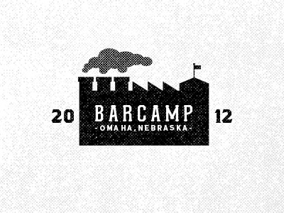 Barcamp Tee barcamp david smith factory halftone nebraska omaha rook