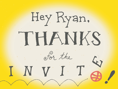 Thanks Ryan drawing hand lettering illustration lettering type vector yikes!