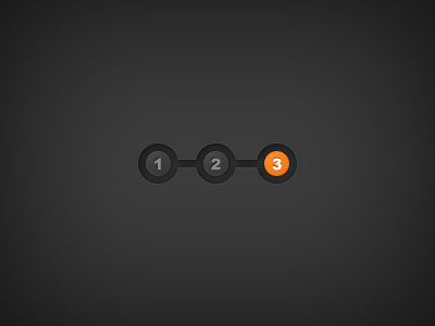Navigate anchor click dots navigation. points slide thumbs