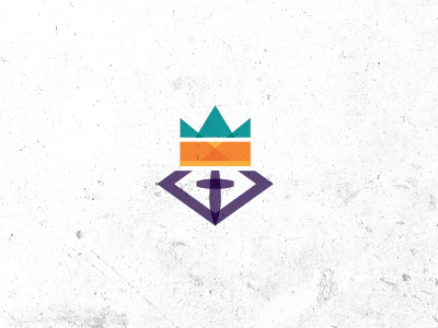 WIP for Christian Education brand christian cross crown education eye icon identity logo