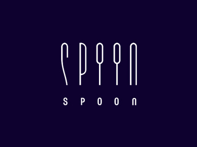 Spoon v2(cutlery) :) -removed the plug logo minimalism photoshop spoon