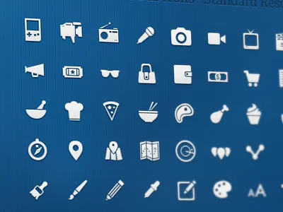 iOS Glyphs classic cool glyphs icons ios retina simple