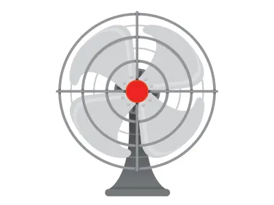 Fan fan illustration