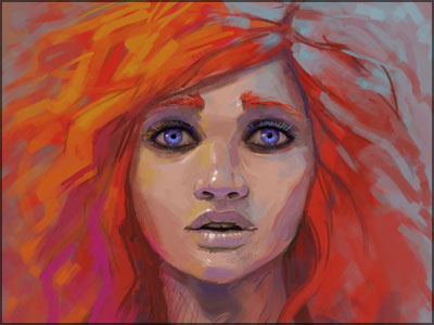 Speed Sketch 2d art 2d art character digital art girl sketch