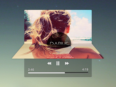 Music Player album music player simple widget