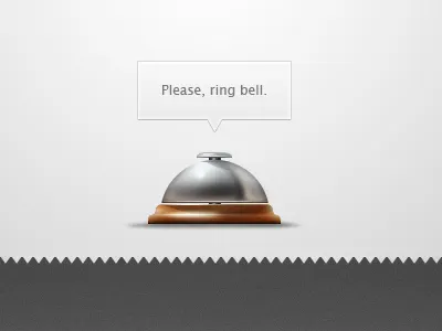 Ring bell bell hotel illustration reception ring ringing