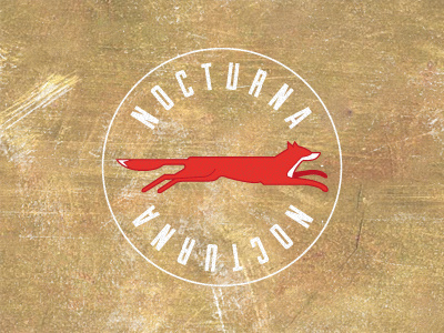 Nocturna artesanal beer brew brewery cerveza fox logo logomark logotype zorro